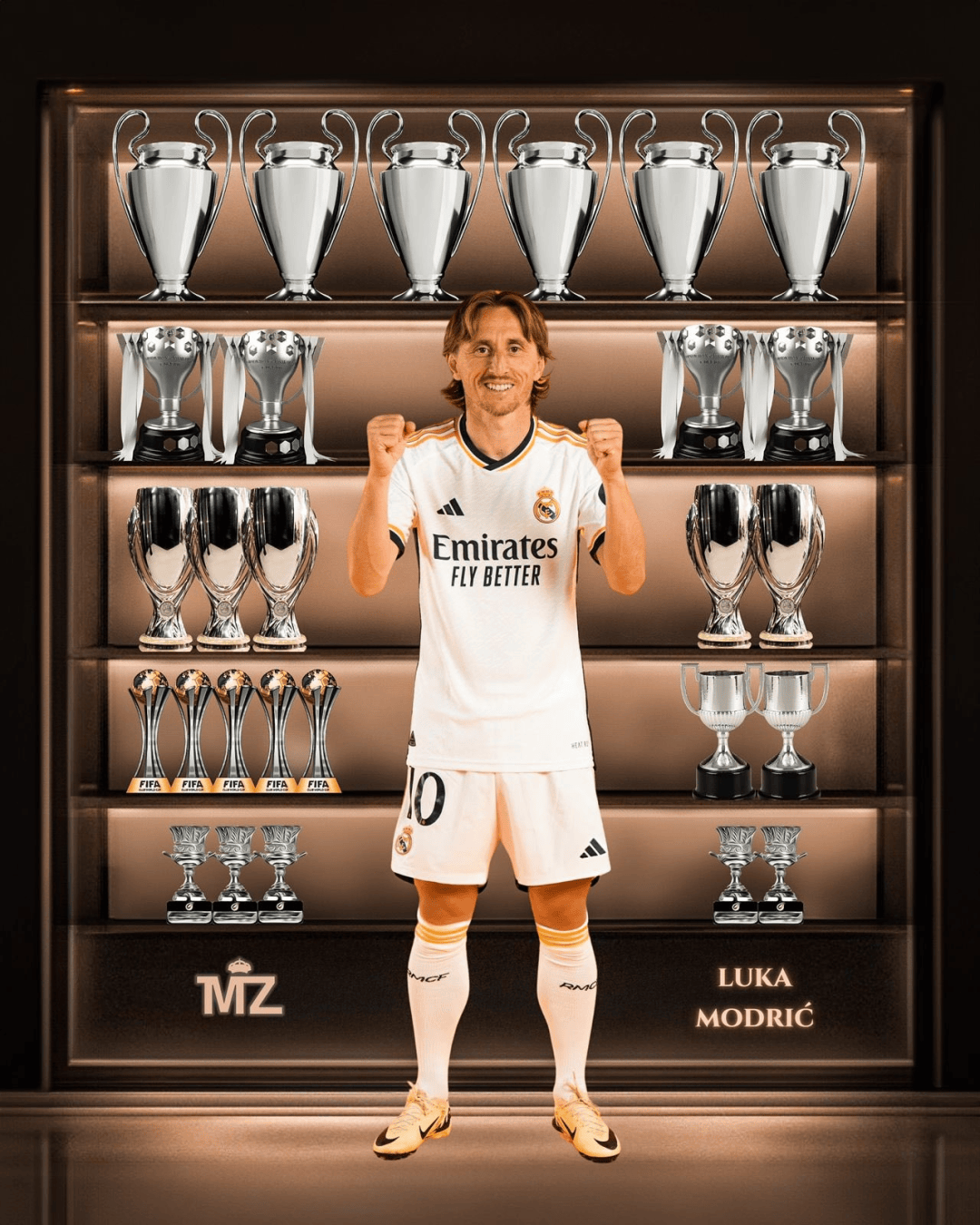 包含皇家马德里凭莫德里奇关键进球，稳固领先优势的词条